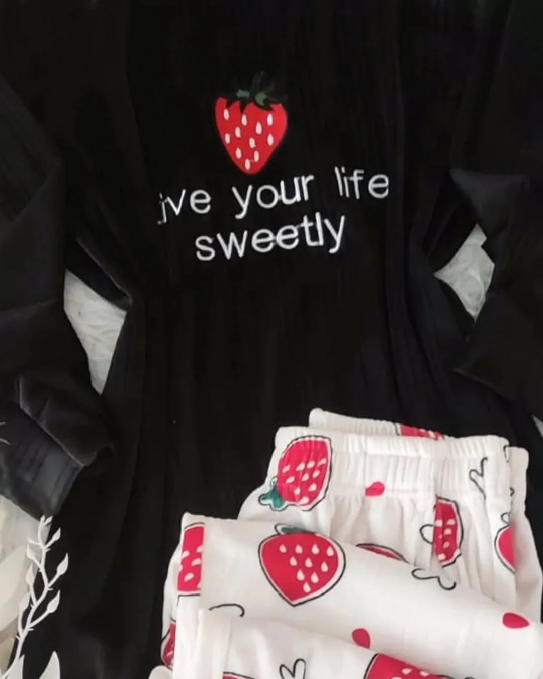 Live your life sweetly pyjama