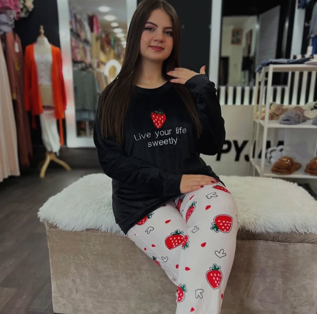 Live your life sweetly pyjama