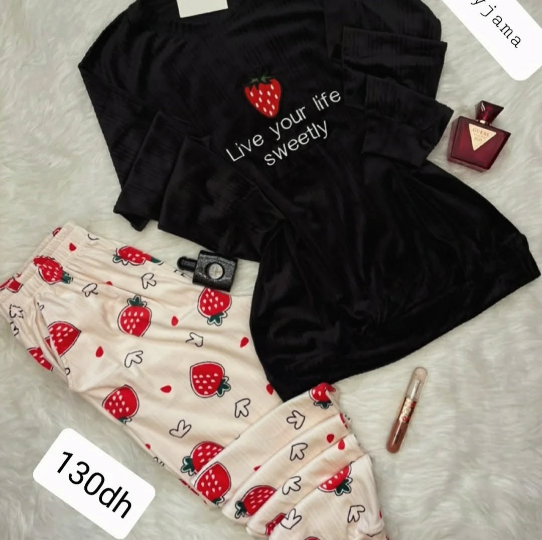 Live your life sweetly pyjama