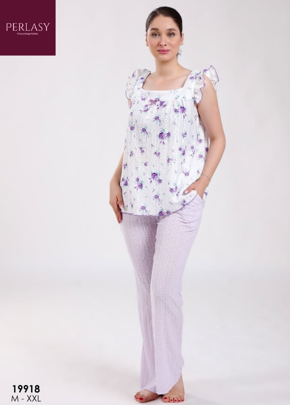 Pyjama fleurie petits manches