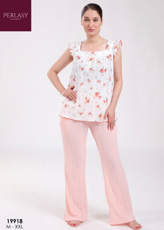 Pyjama fleurie petits manches